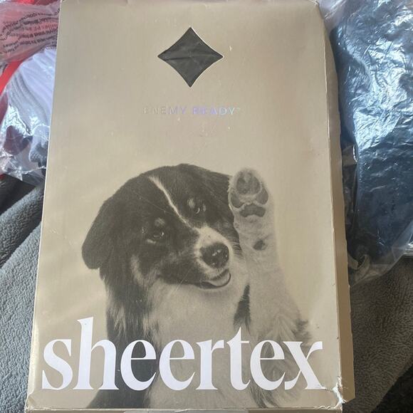 Sheertex Enemy Ready latticed Semi Opaque Tights - Picture 1 of 6